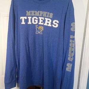 Colosseum Memphis Tigers Blue Long Sleeve Tee